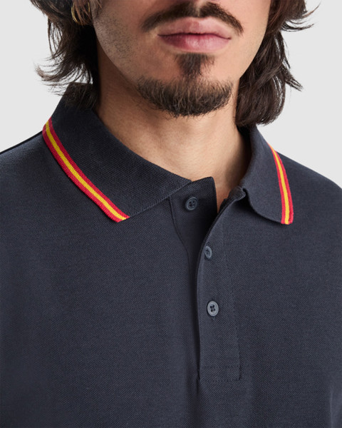 Nation Polo Shirt - Navy Blue / S
