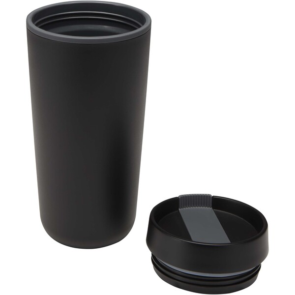 Sedona 480 ml double wall plastic tumbler - Black