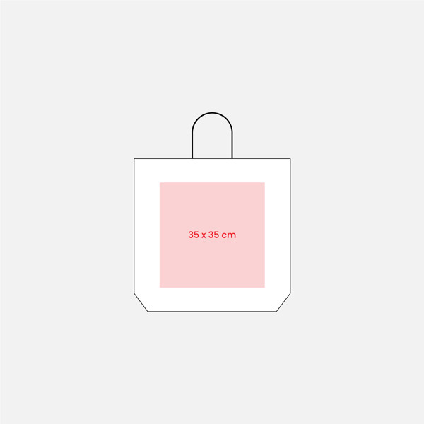 100% Recycled Paper 100 Gr/M2, Shopping Bag With Guesset