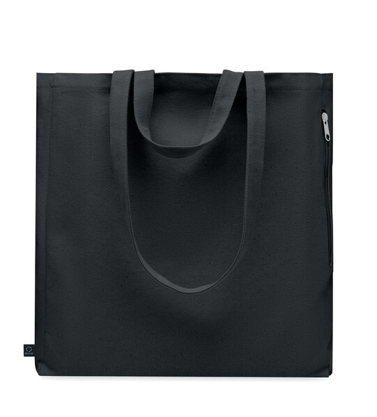 Bolsa de algodón reciclado Gave Colour - Negro