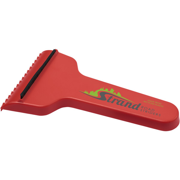 Shiver t-shaped recycled ice scraper - Red