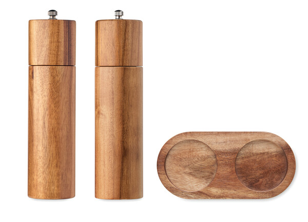 Acacia salt & pepper grinders Tucco Set