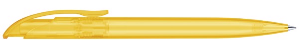 Senator® Challenger Frosted, Push Ball Pen - Yellow Similar PMS 7408