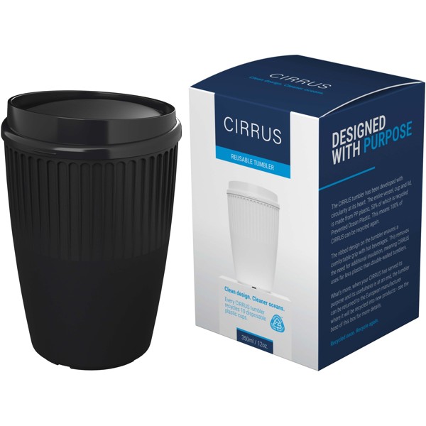 Cirrus POP 350 ml pohár - Čierna