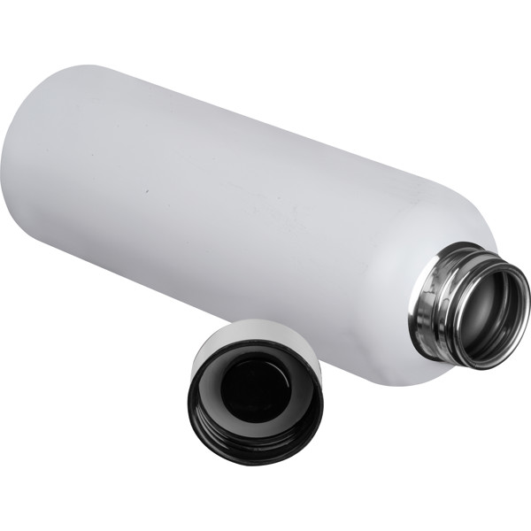CrisMa stainless steel drinking bottle, 700ml VERENA - White
