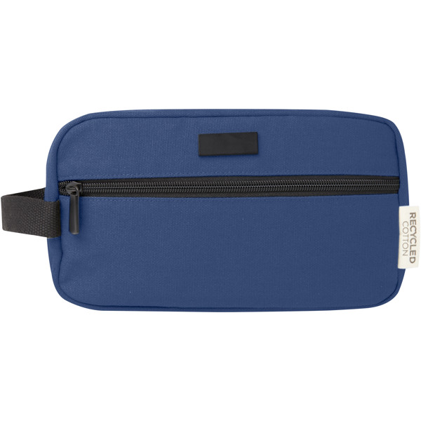 Pochette pour accessoires de voyage Joey de 3,5 L en toile recyclée certifiée GRS - Marine