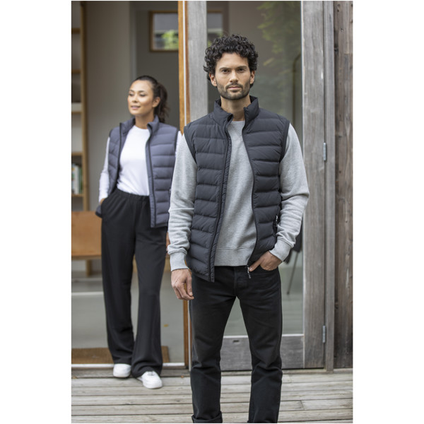 Caltha herre dunvest - Ensfarvet sort / XL