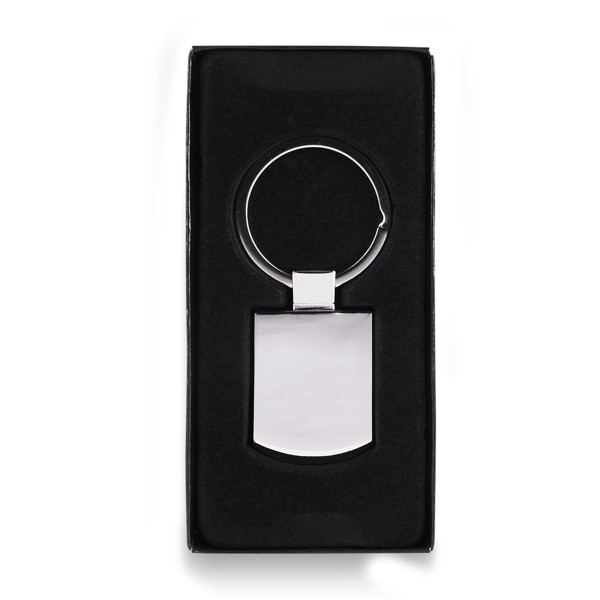 Stark metal keyring
