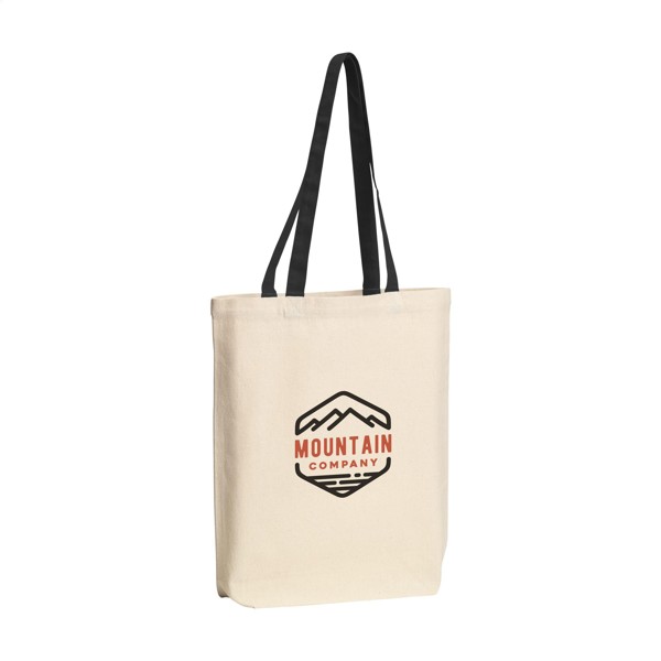 Canvas Shoppy Colour (220 g/m²) bag - black