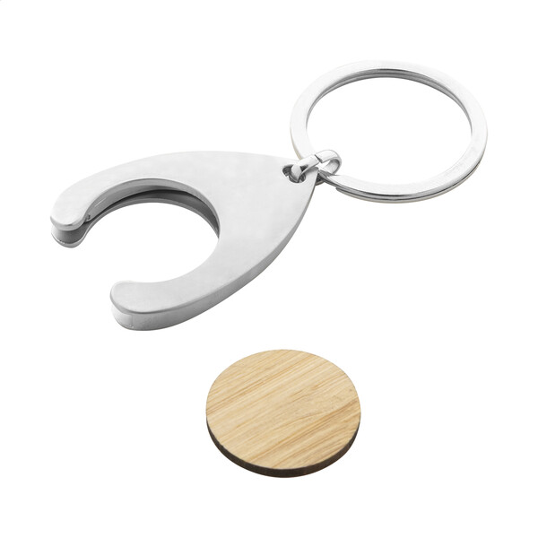 Porte-clés jeton pour caddy Zoinc