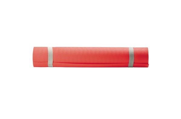 Fitness-yoga mat with carrier - Red
