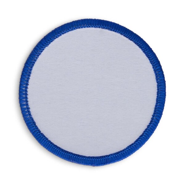 Sublimated patch with laser-cut border - 8cm / Sew-on