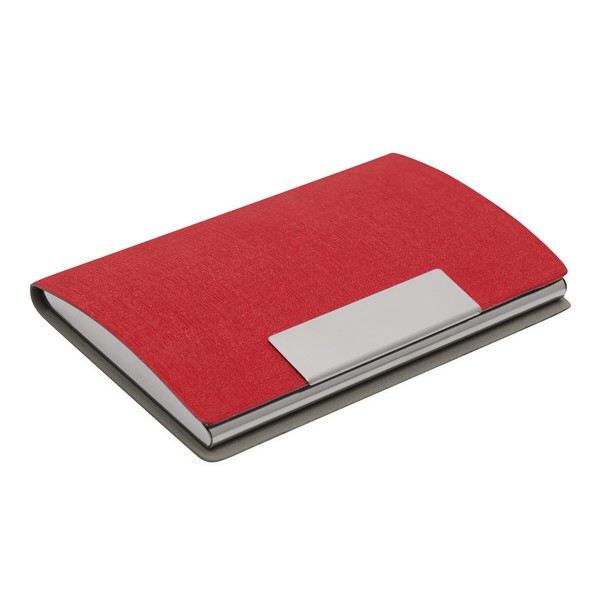 Business Card Holder Atlas - Red