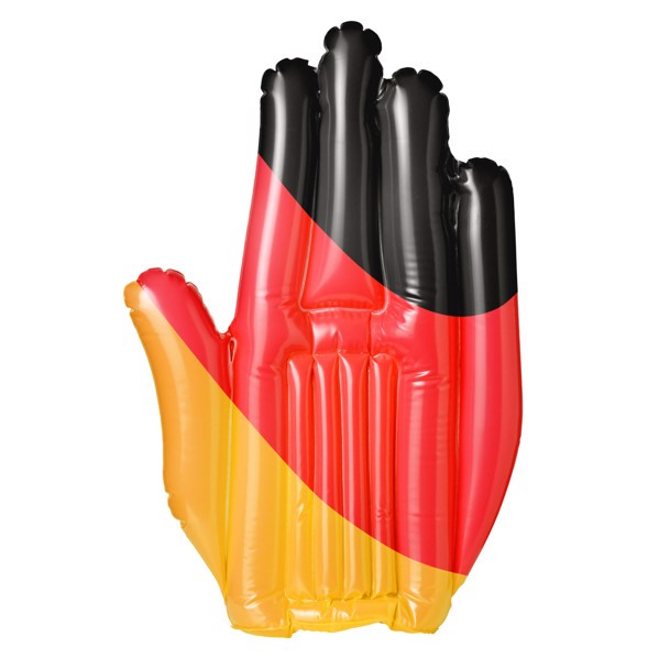 Main Gonflable "Allemagne" Pour Faire Des Signes.