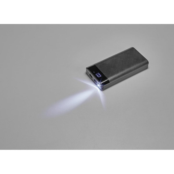 Power bank 16'000 mAh com display em ABS - RAMAN