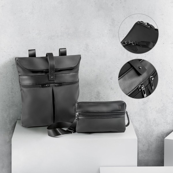 ROVER BACKPACK. Batoh z mikrovlákna a PU