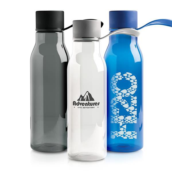 Garrafa Em Tritan, Tampa Em Metal, 600Ml - Preto