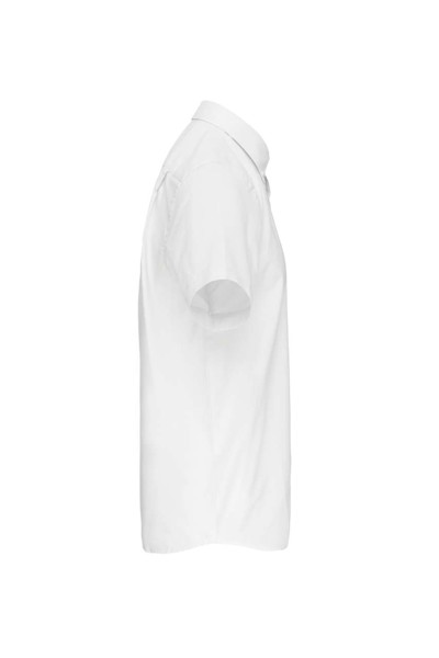 Men's Short-Sleeved Oxford Shirt - White / 3XL