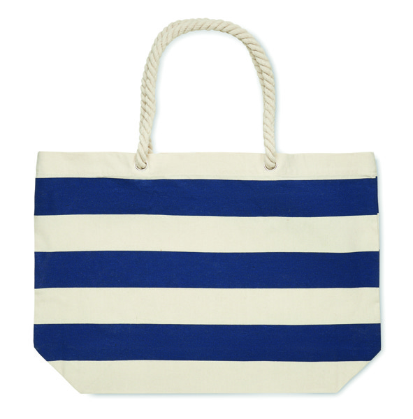 Borsa mare in cotone 220 gr/m² Heaven Stripe - Blu
