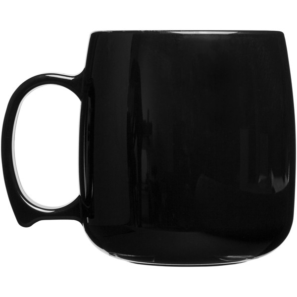 Plastový pohár Classic 300 ml - Jednofarebná čierna