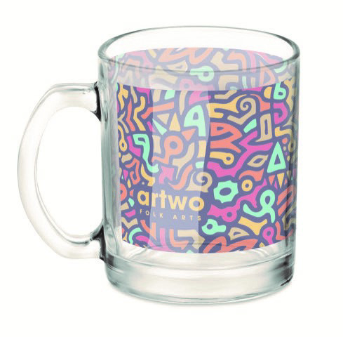 Sublimgloss glass mug 300ml, sublimation coating