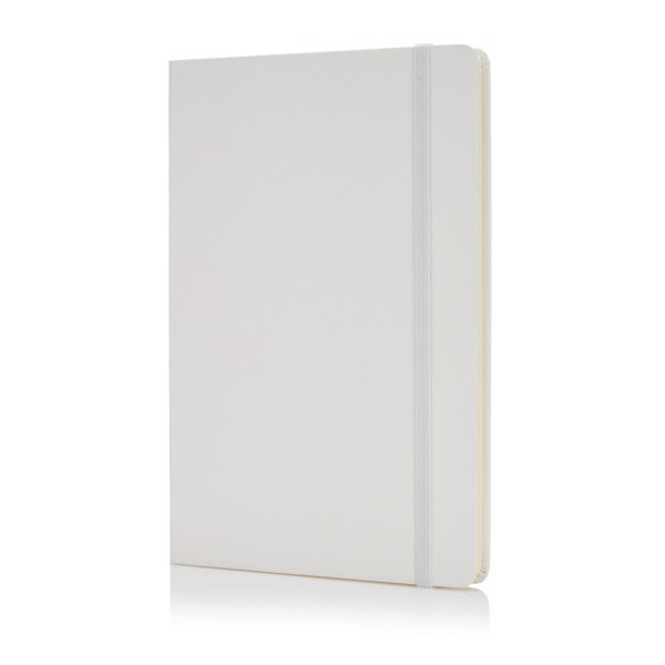 Deluxe hardcover A5 notebook - White