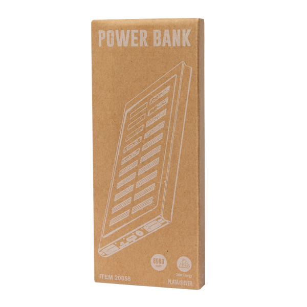 Power Bank Bernant - Plateado