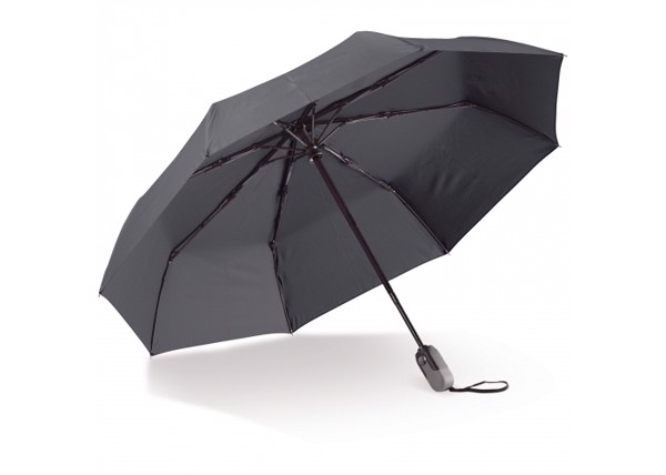 Deluxe foldable umbrella 22” auto open auto close - Black