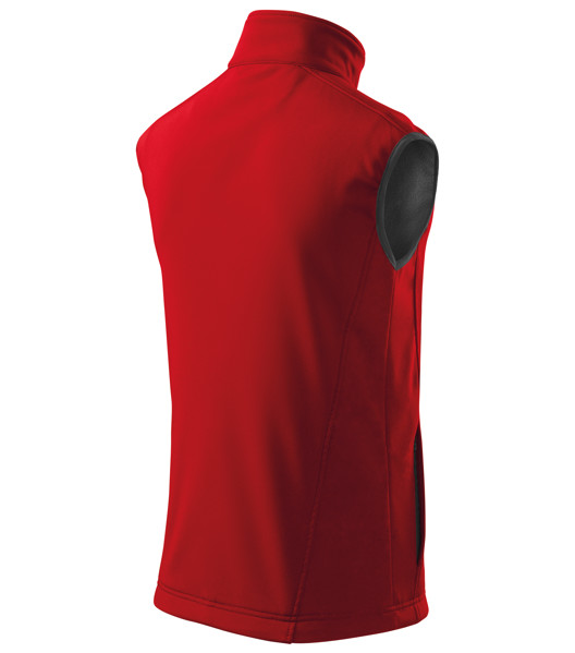 Softshellová Vesta Pánska Malfini® Vision - Červená / 3XL