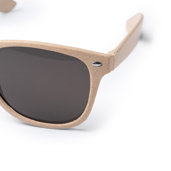 Personalized sunglasses with wheat fiber frame UV400