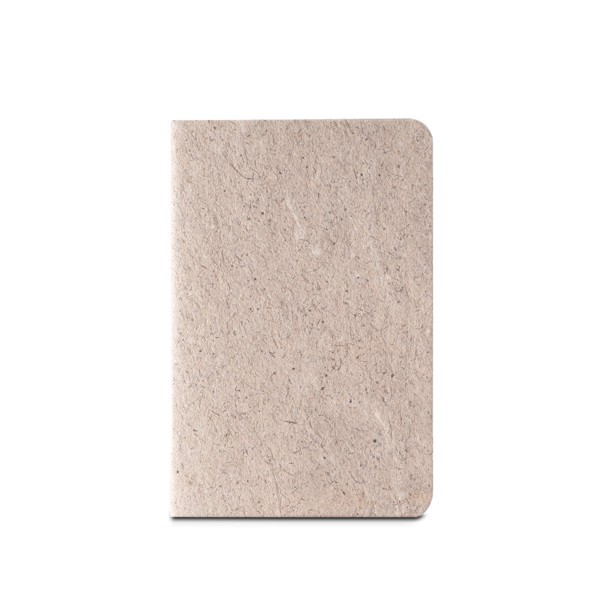 TEAPAD SOFT. A6 notepad with flexible cover made from tea leafs waste (65%)