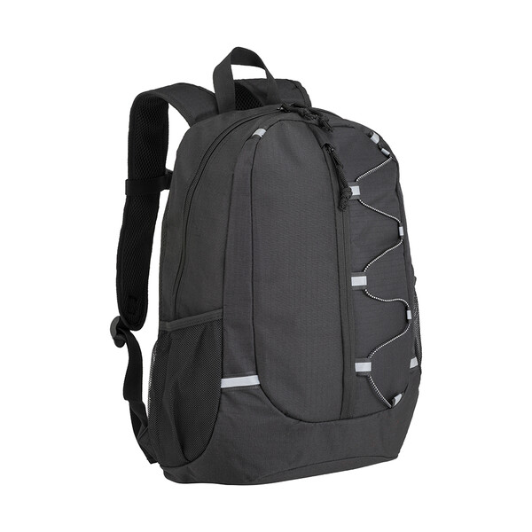 Pc-Rucksack (15") Aus Ripstop-Polyester - Schwarz