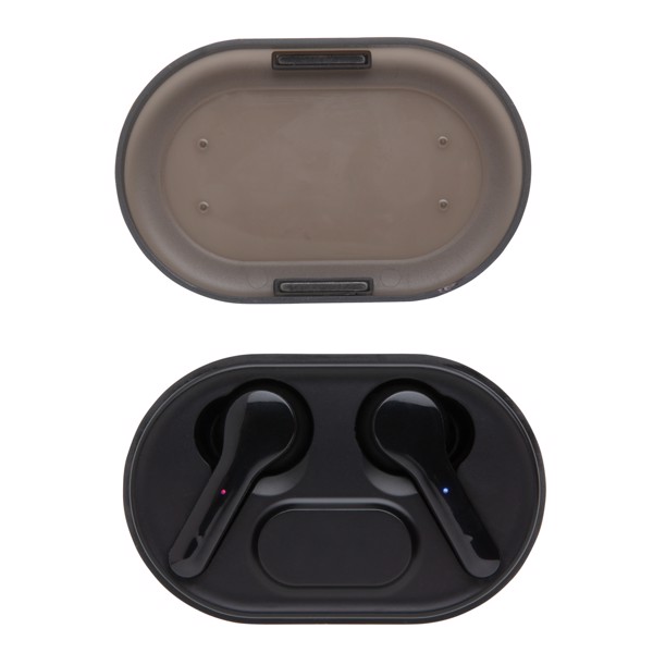 XD - Light up logo TWS earbuds in charging case