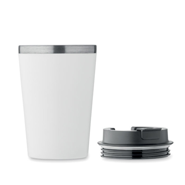 Ceramic lining tumbler 350 ml Blerm - White