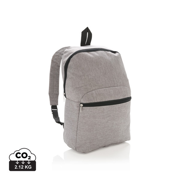 Classic two tone backpack