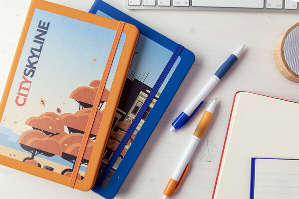Bloc-notes Nopuk Line A5 - Bleu
