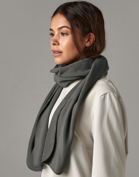 Recycled Fleece Scarf - Steel Grey / ONE SIZE
