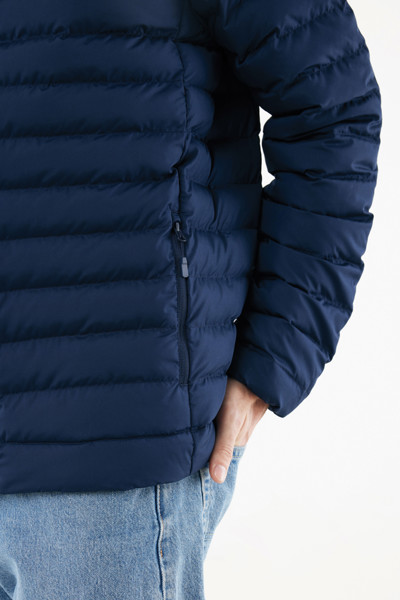 Doudoune homme en polyester recyclé IQONIQ Maiko - Bleu Marine / S