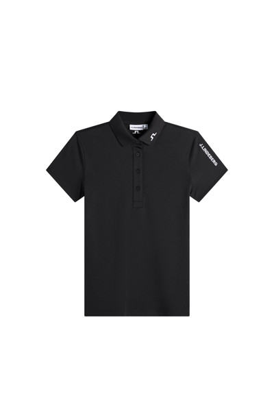 J.Lindeberg Women's J Lindberg Tour Tech Polo - BLACK - M