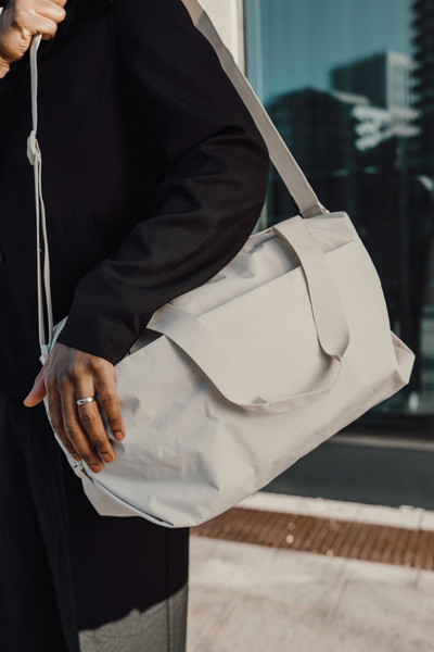 Víkendová taška Urban KENTO z RCS recykl. nylonu - Béžová