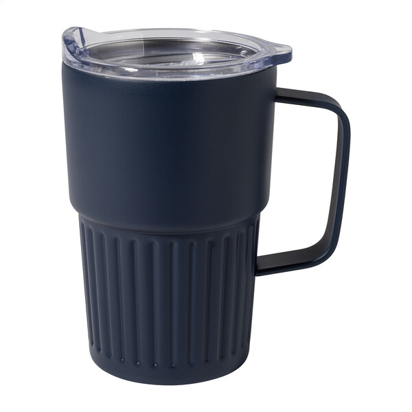 Mug Thermos Streaky Grab - Bleu Foncé