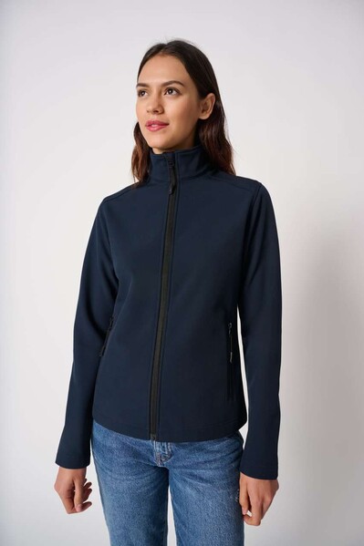 Ladies' Basic Softshell Jacket - Ideal Dark Grey / 3XL