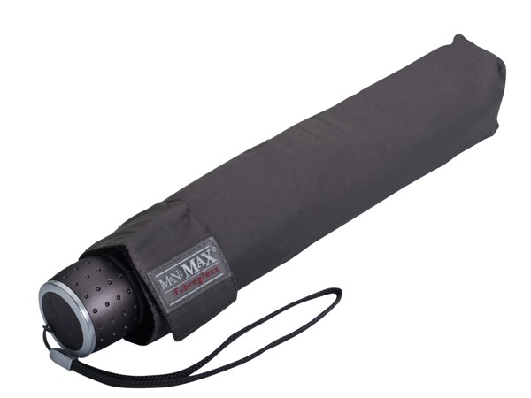MINIMAX - Parapluie pliant - Automatique - Impermable au vent -  100 cm - Gris