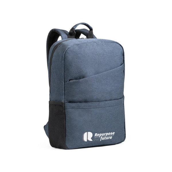 REPURPOSE BACKPACK. Batoh na 15.6'' notebook z materiálu 600D rPET - Modrá