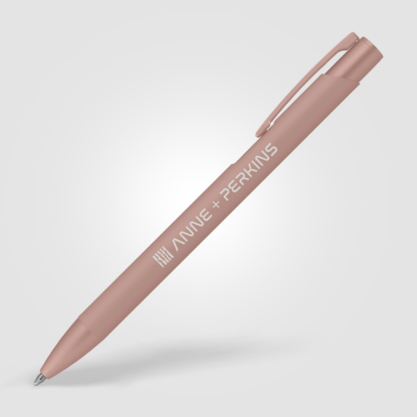 Crosby Softy Monochrome Metallic Kugelschreiber - Rose Gold / 4 Farbe inkjet