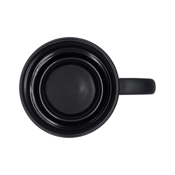 350 ml Velluto ceramic mug - Black