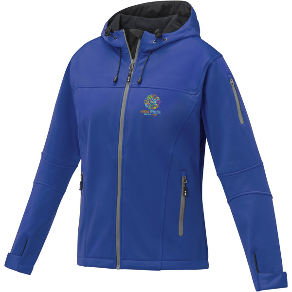 Veste Softshell Match pour femme - Bleu / XS