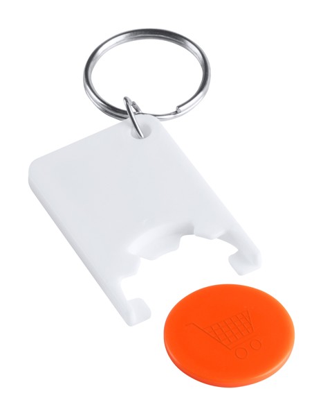 Trolley Coin Keyring Zabax - Orange