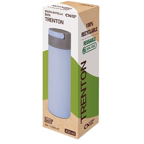 BIDÓN BOTELLA 450ML " TRENTON" - Blanco