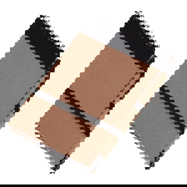 Notizbuch ca. A6 mit Kugelschreiber | Chapman - schwarz